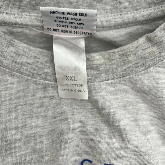 Tropic Plus Men's 2XL Gray Vintage Fishing Graphic T-Shirt‎ Short Sleeve - Picture 6 of 7